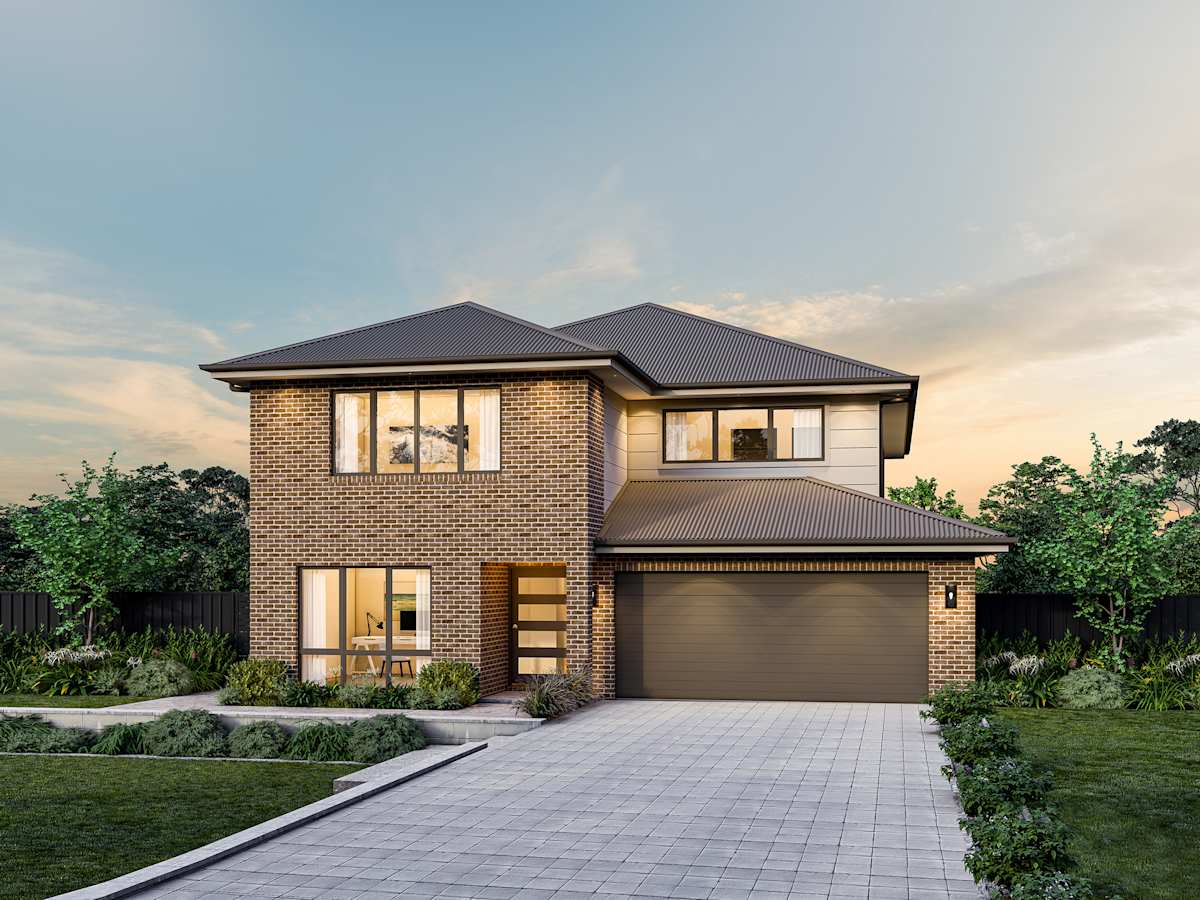 Panorama 33 house design with Classic facade