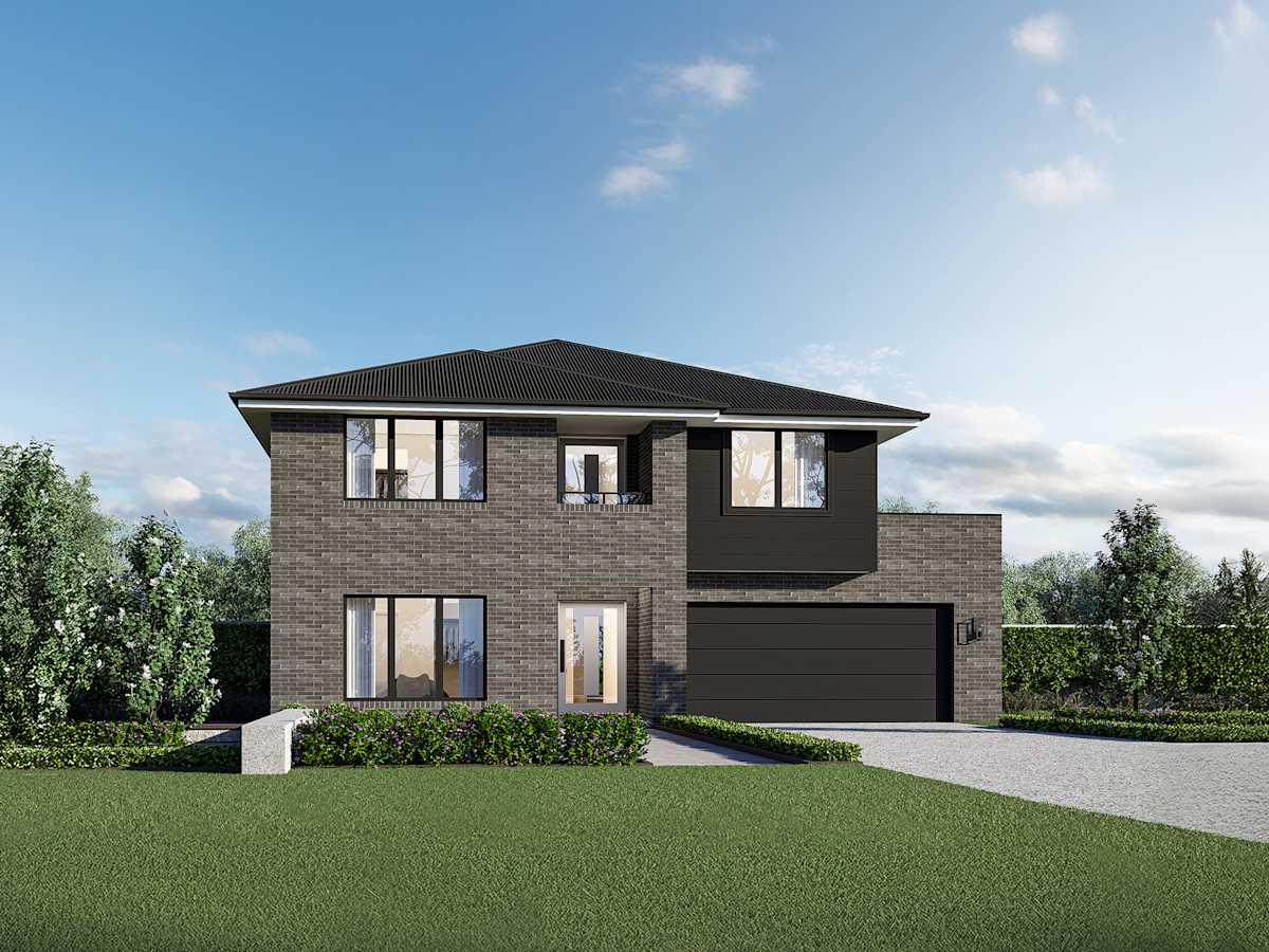 Cranbourne Executive house design with Classic facade