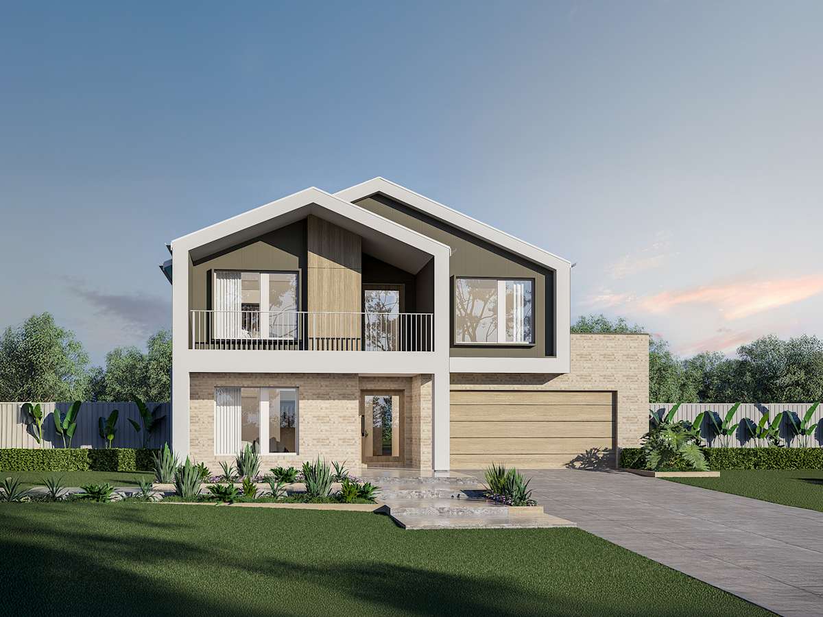 Cranbourne Executive house design with Scandi facade