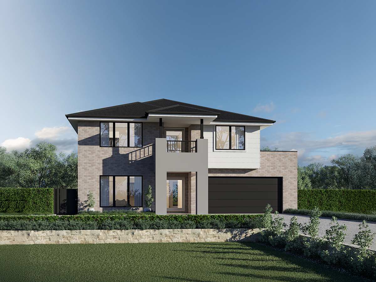 Cranbourne Executive house design with Traditional facade