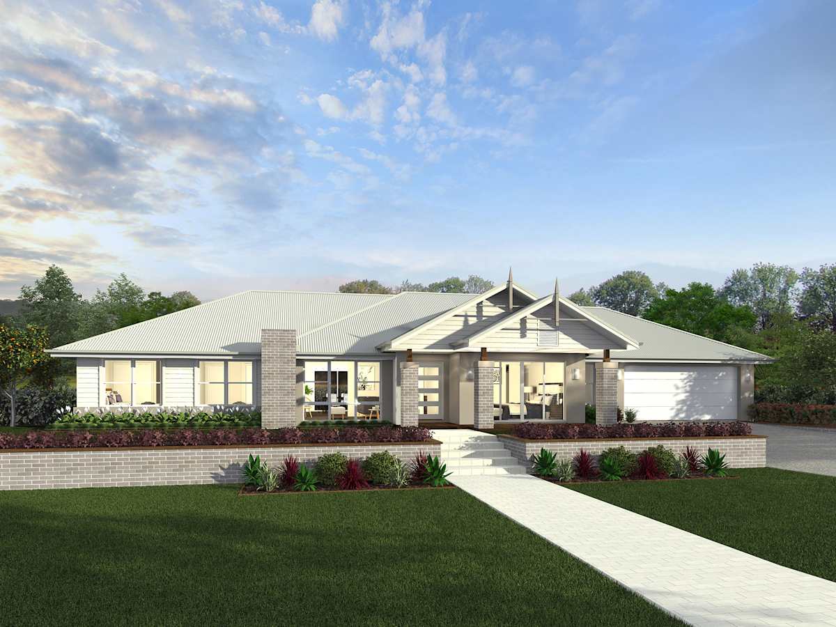 Esperance house design with Country Manor facade