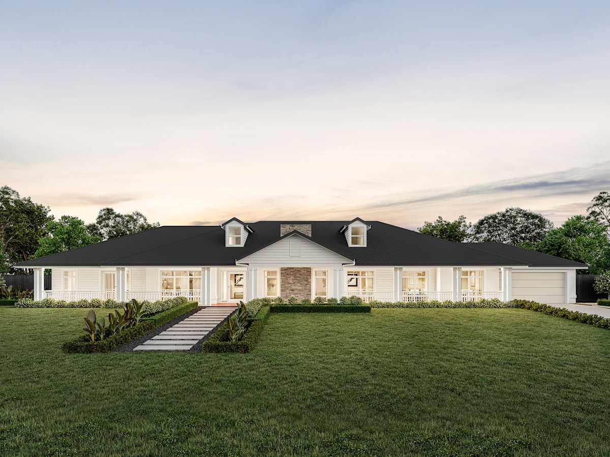 Hermitage Grande Encore house design with Newhampton facade