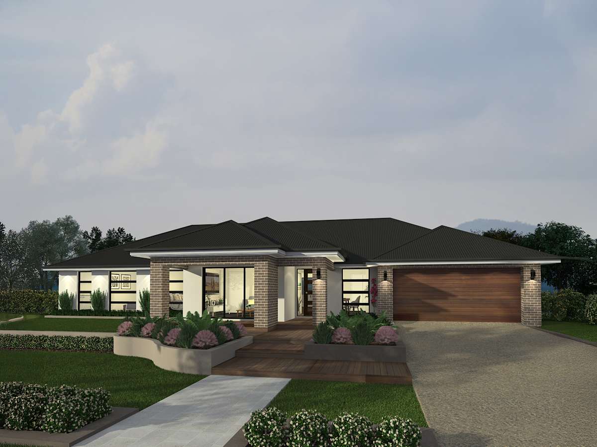 Lyndhurst Executive house design with Nexus F facade