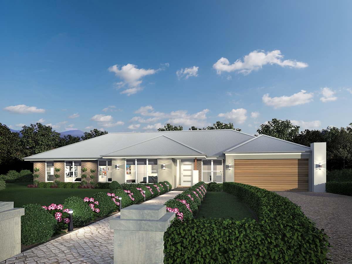Lyndhurst Grande house design with Classic facade