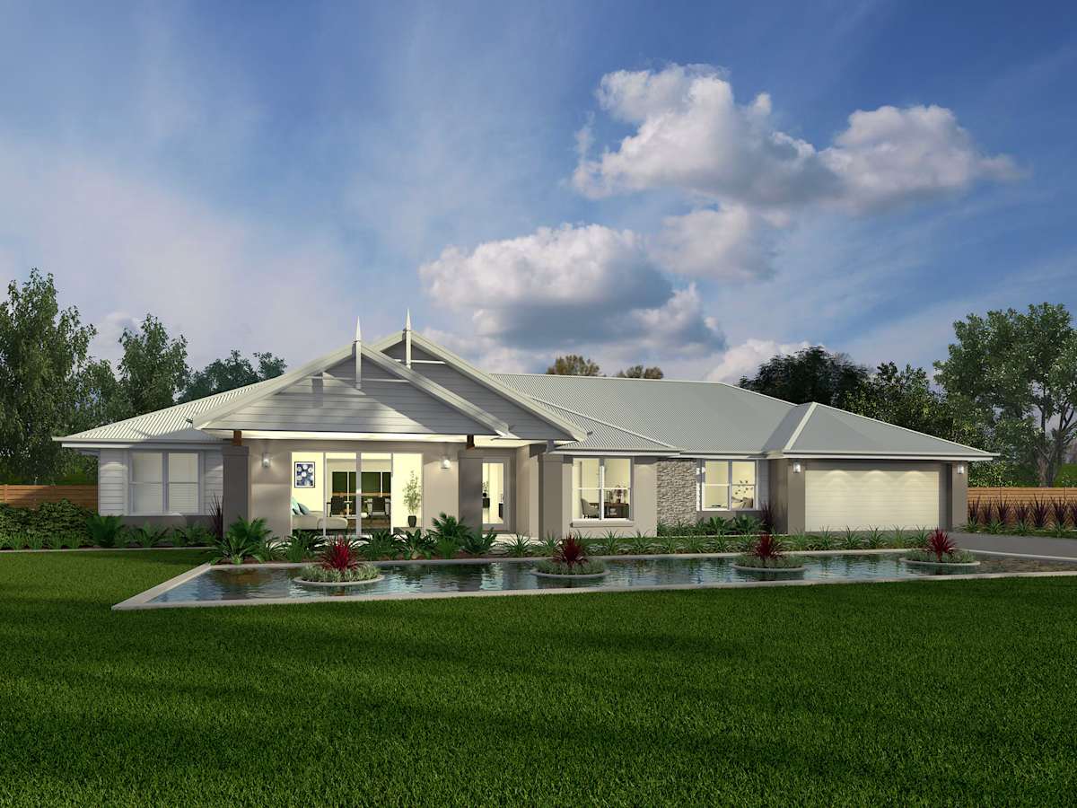Tuscany house design with Country Manor facade