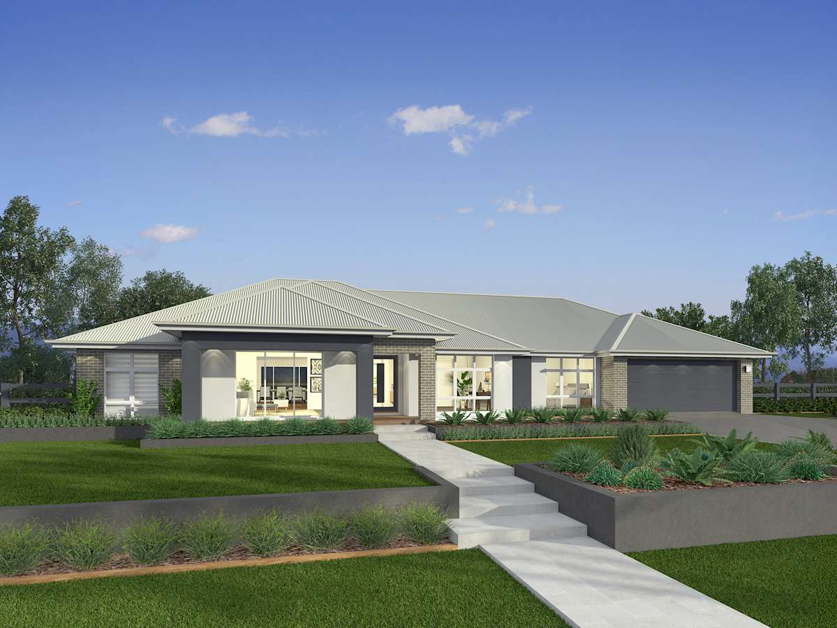 Tuscany house design with Dakota facade