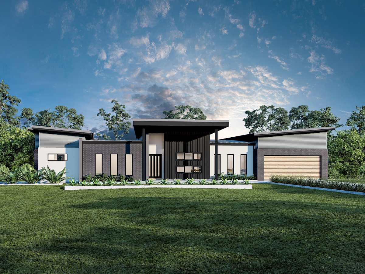 Tuscany house design with Sapphire facade