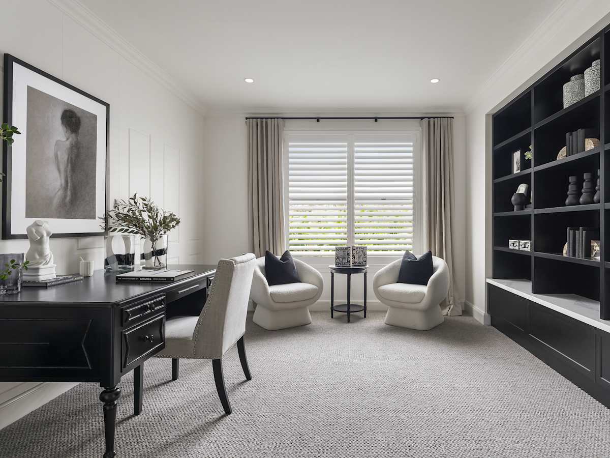 hermitage grande manor house design home office in luxe style