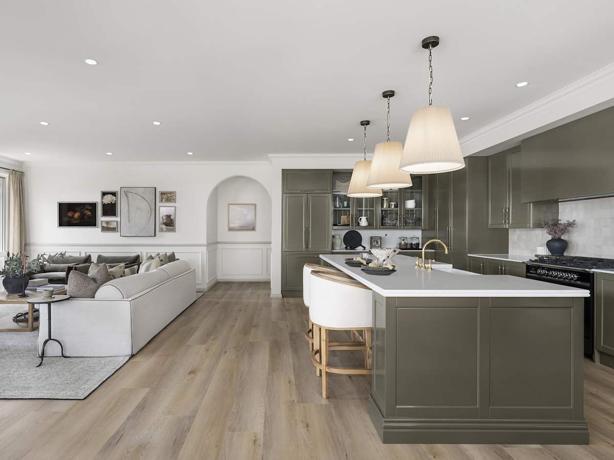 San Marino Executive 16 House Design Living Kitchen in Classic style