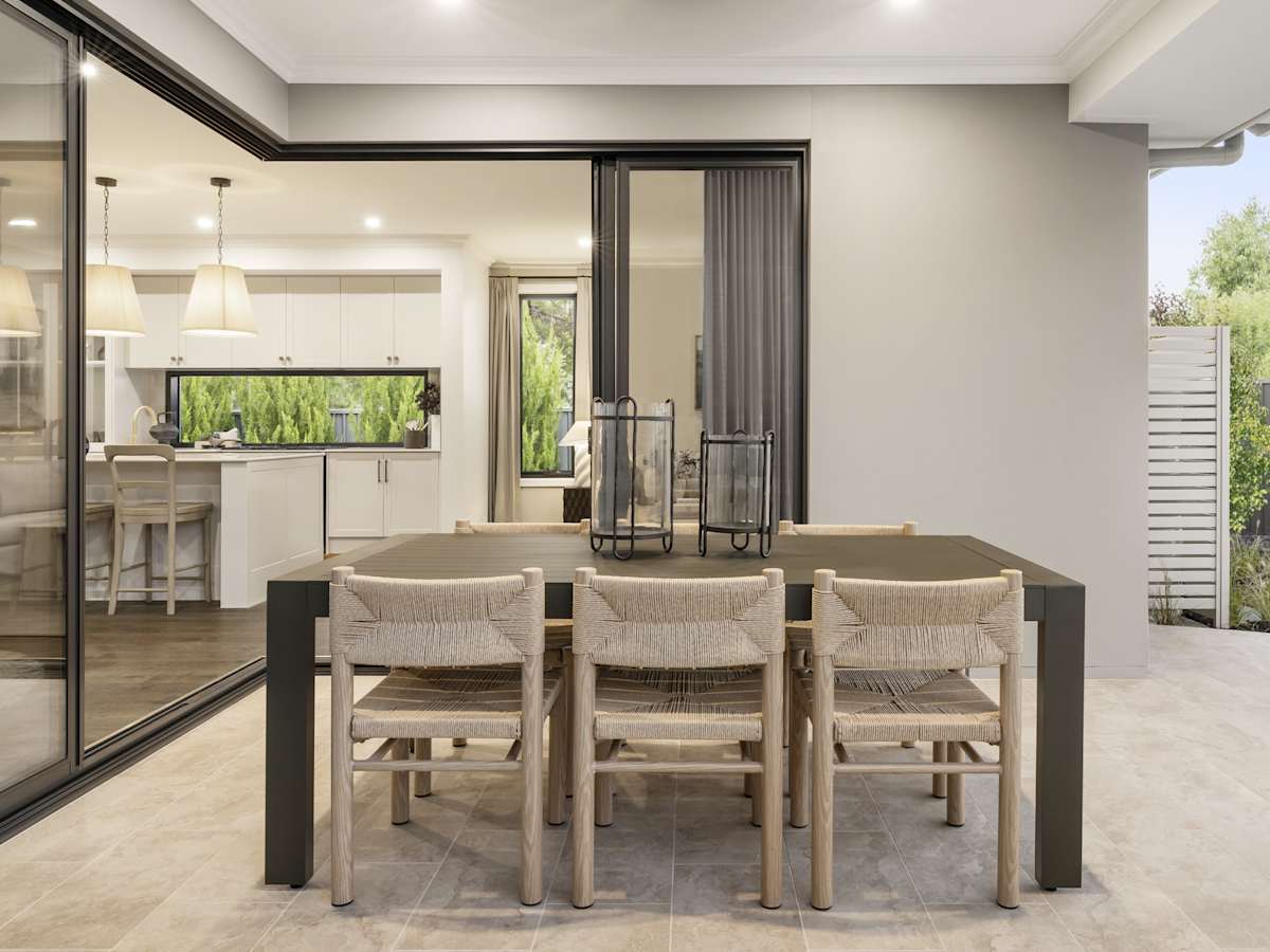 Lancaster 31 House Design Alfresco in Coastal style