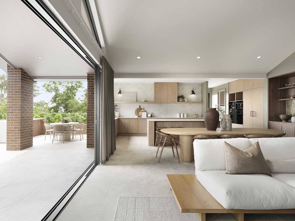 Cranbourne Executive House Design Dining Kitchen Alfresco in Contempo Style