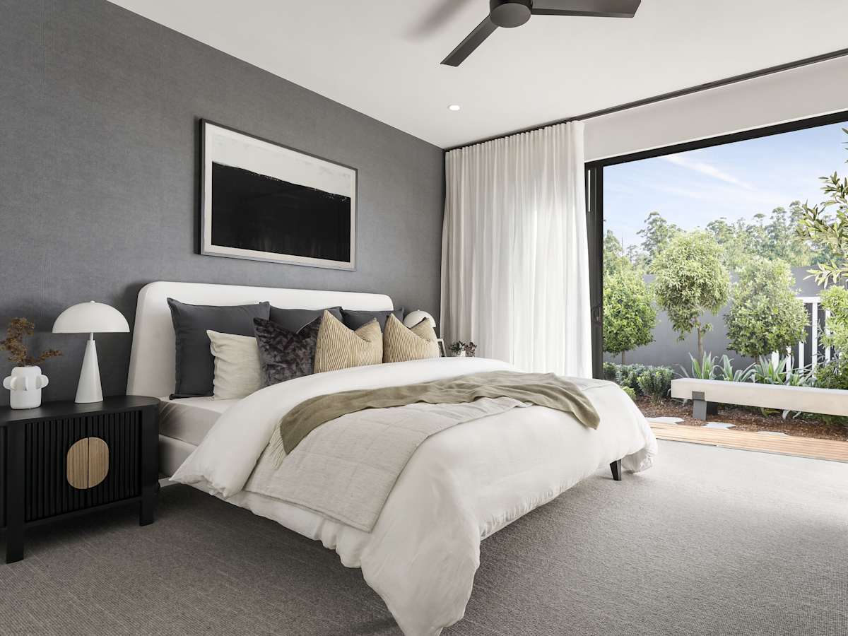 Miami Executive House Design Main Bedroom in Contempo Style