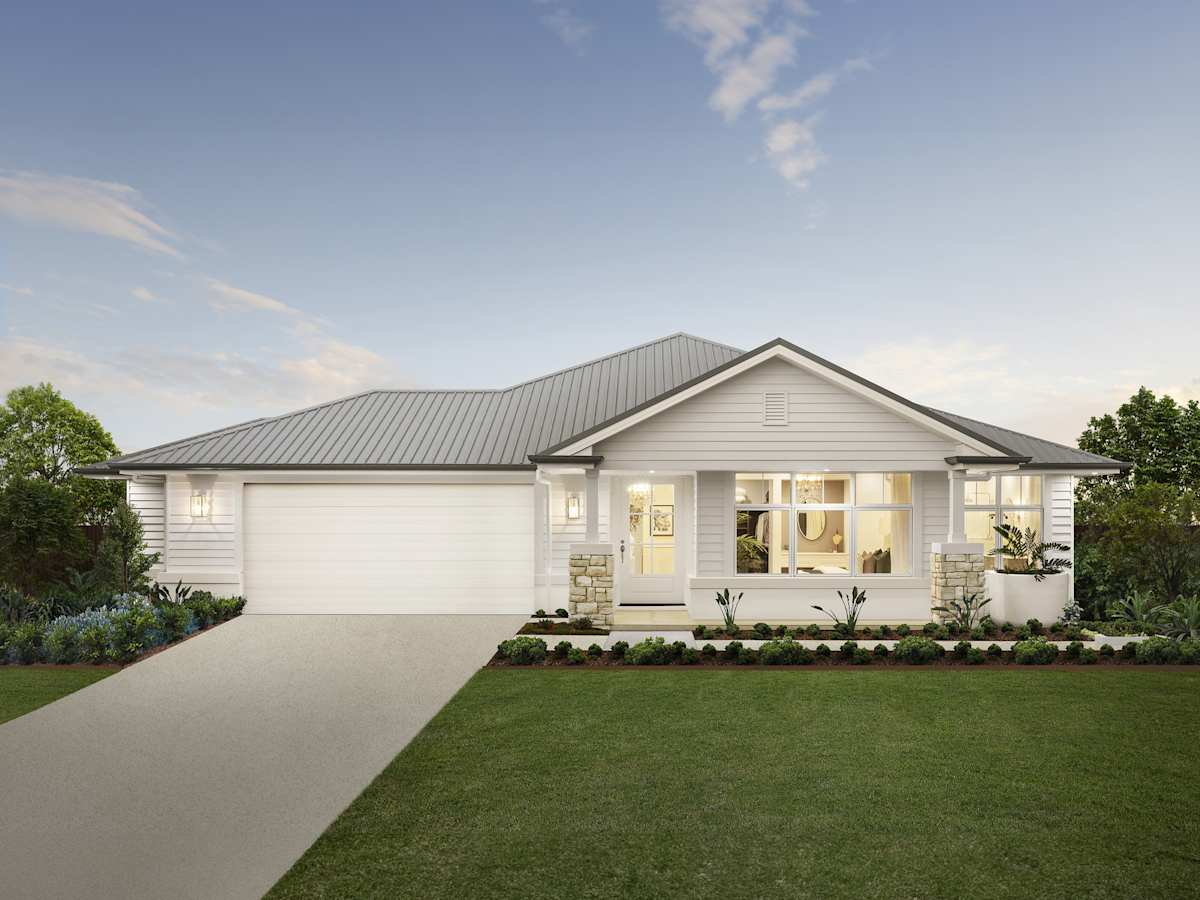 Retreat Grande House Design Hampton Facade in Classic style