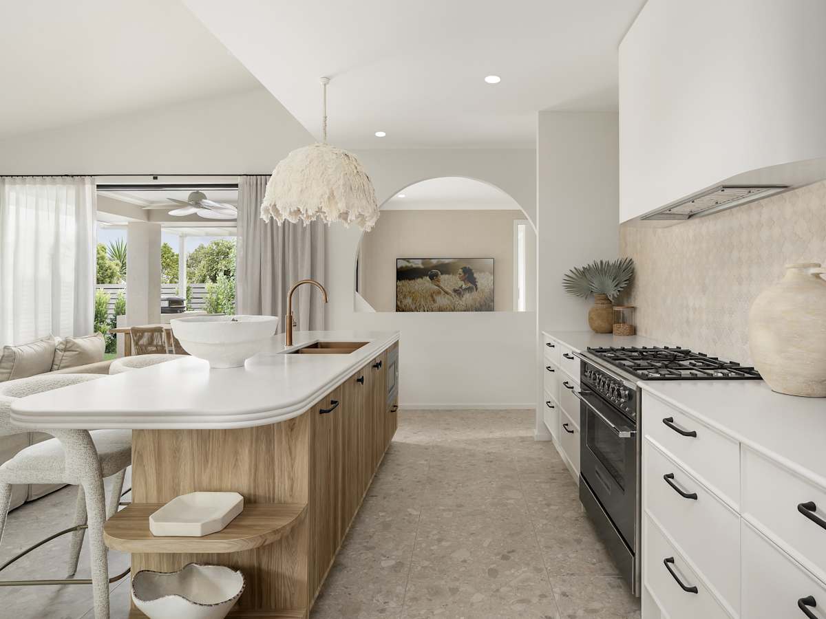 Havana Encore House Design Kitchen in Coastal style