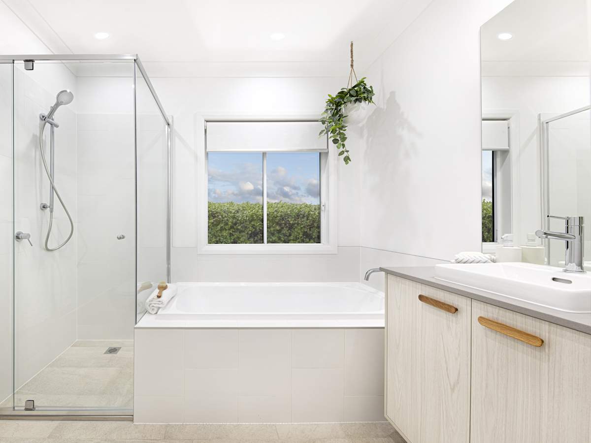Lucia One House Design Bathroom in Contempo Style