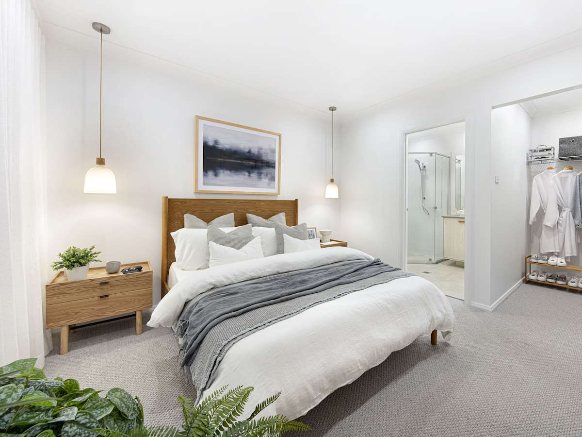 Lucia One House Design Main Bedroom in Contempo Style