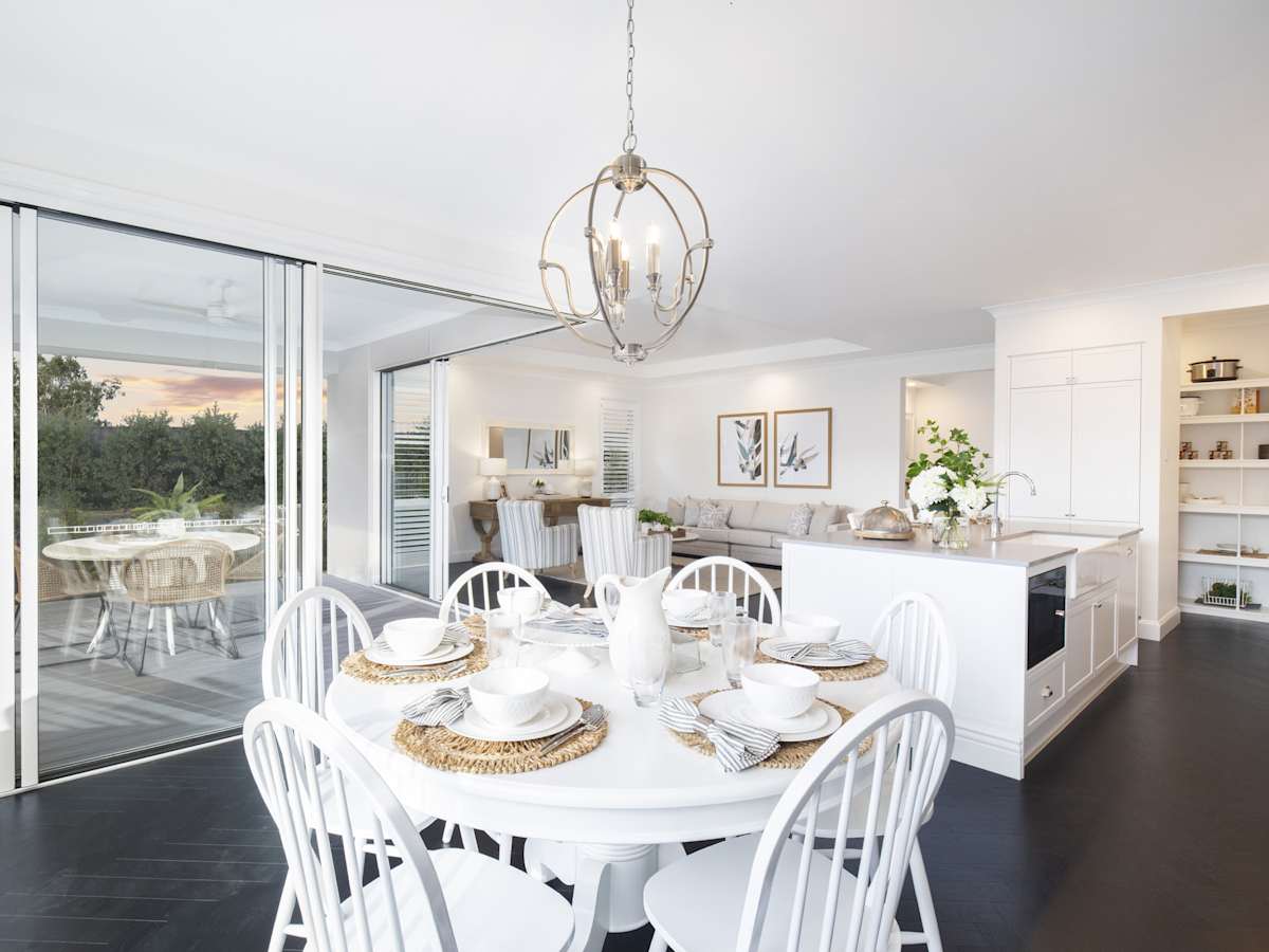 San Marino Encore House Design Dining Kitchen Living in Classic style