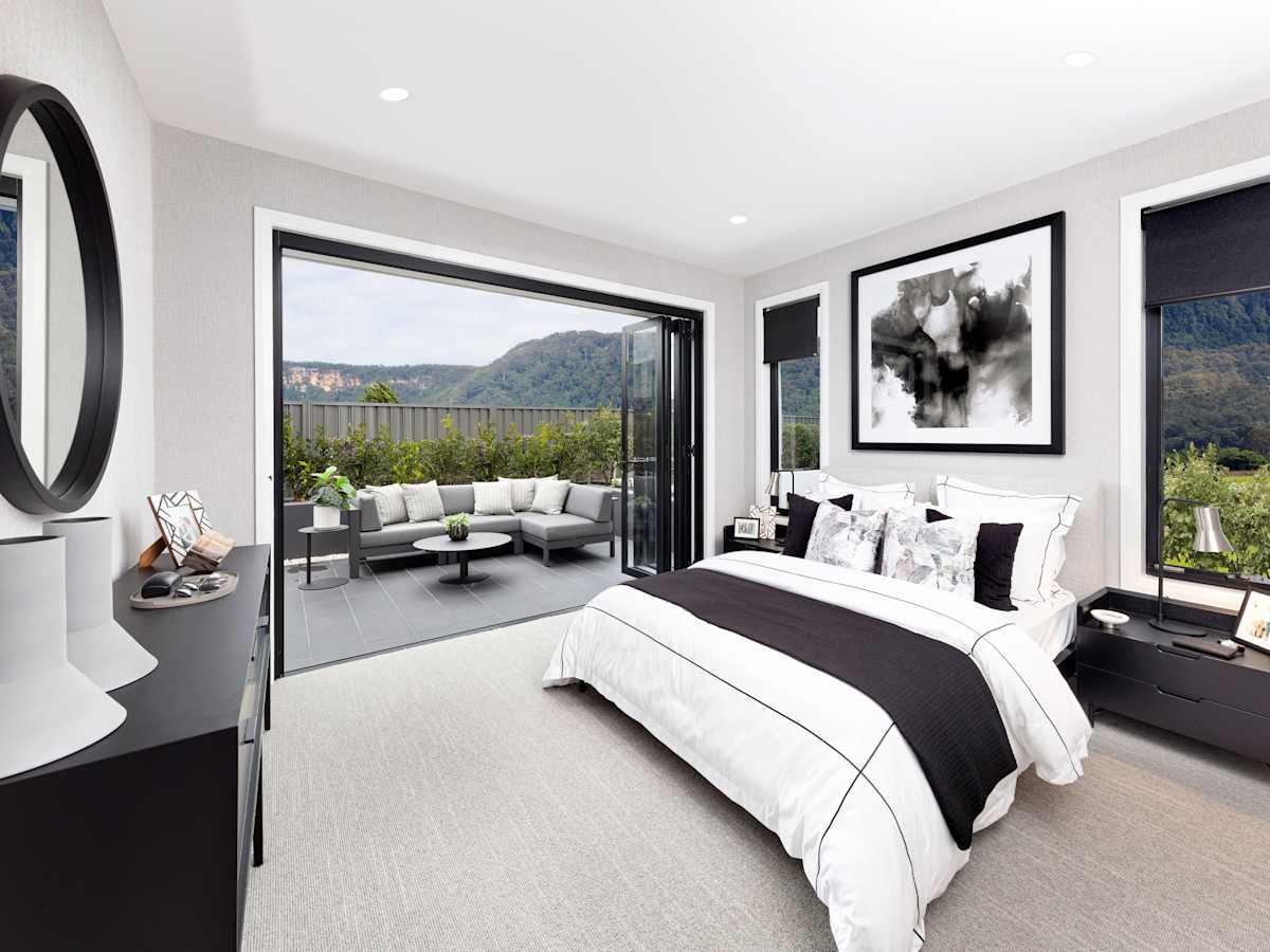 Miami Seaspray house design Bedroom in Contempo style