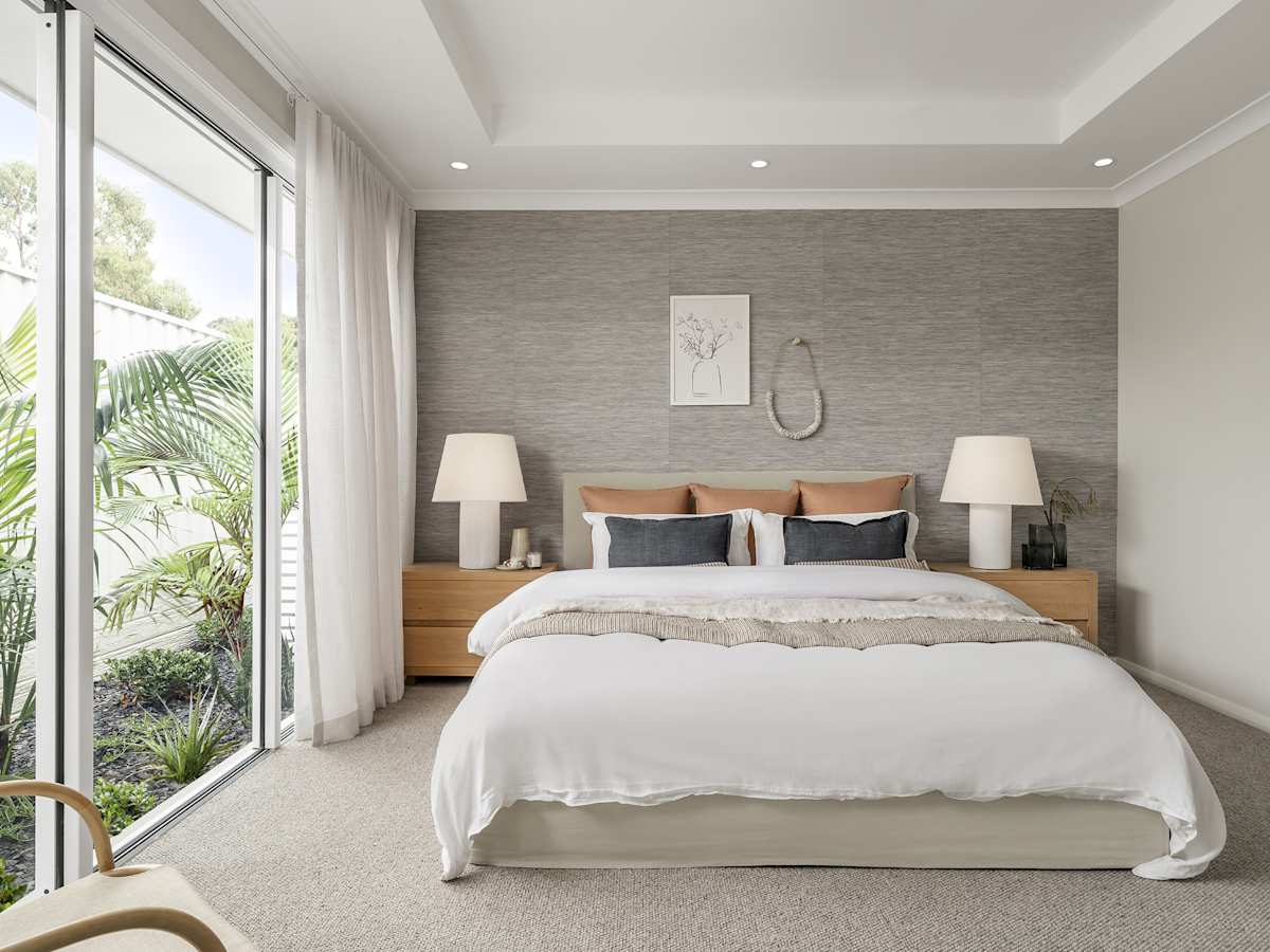 Lisbon One Cascade house design Bedroom in Coastal style