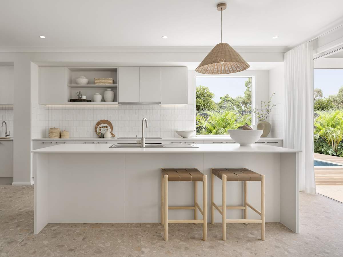 Enzo five House Design Kitchen in Coastal style