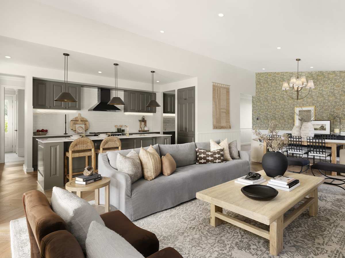 Havana Grande house design living and kitchen in Classic style