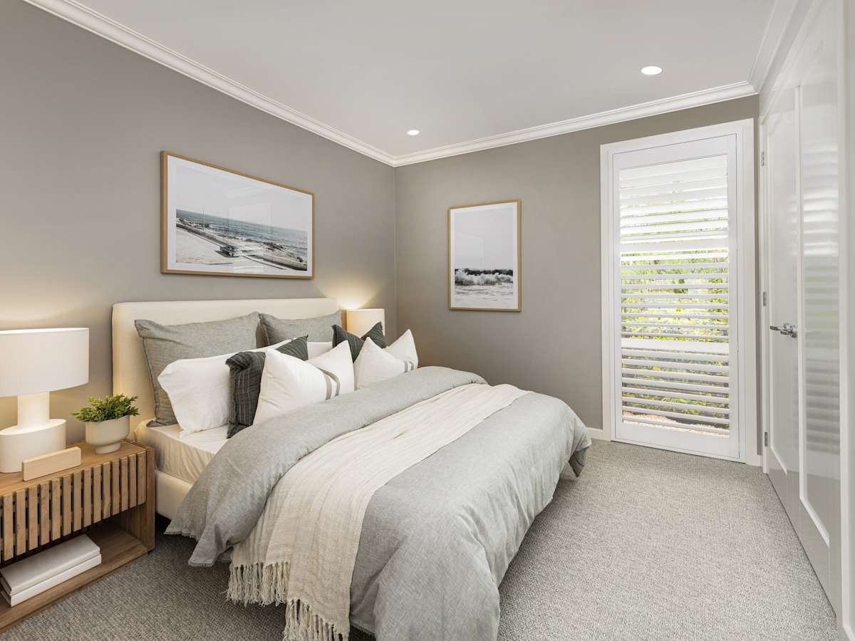 Retreat Grande house design bedroom in Coastal style