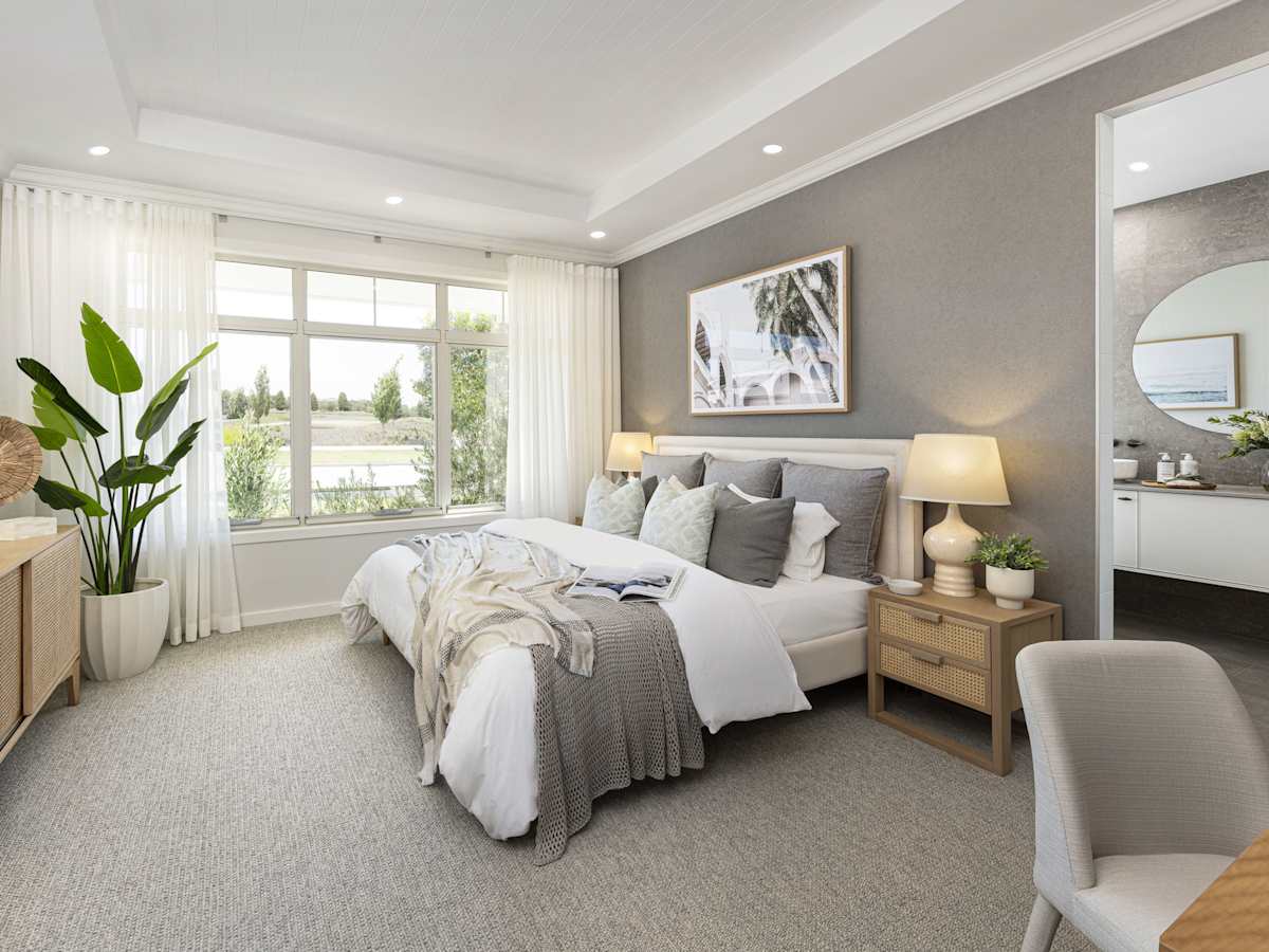 Retreat Grande house design bedroom in Coastal style