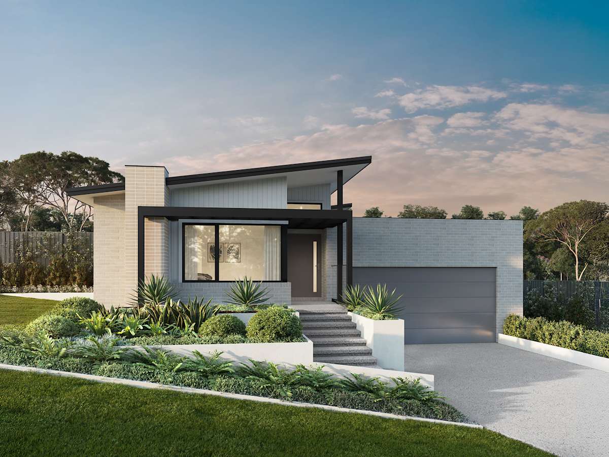 Darlington house design with gibraltar facade
