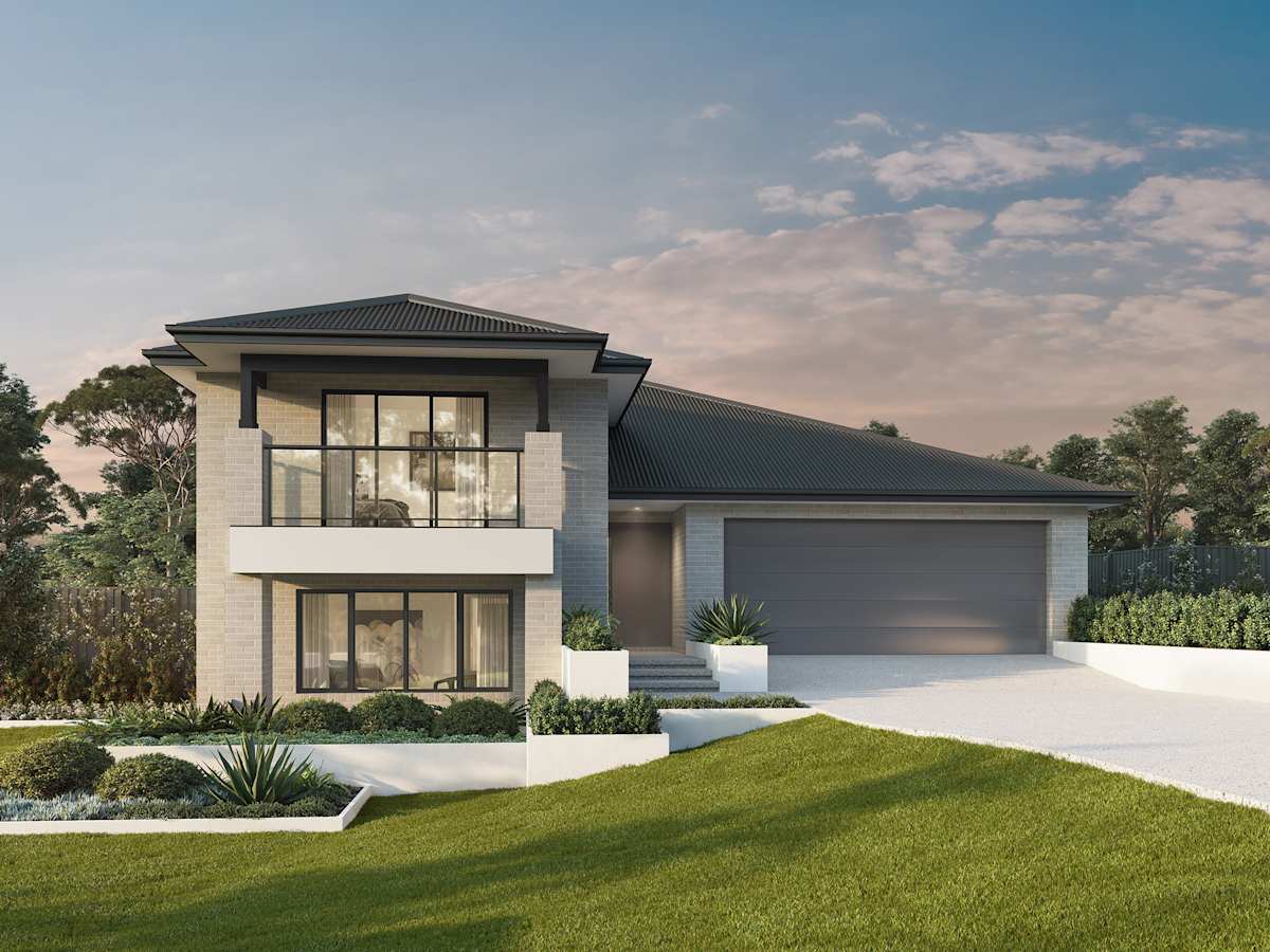 Hamersley house design with grande facade