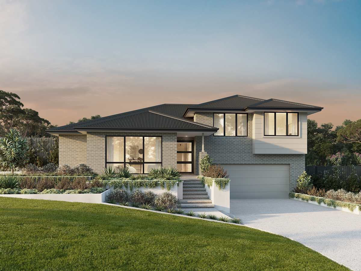 Stirling house design with classic facade