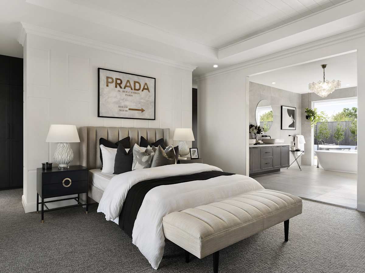 hermitage grande encore house design main bedroom in luxe style