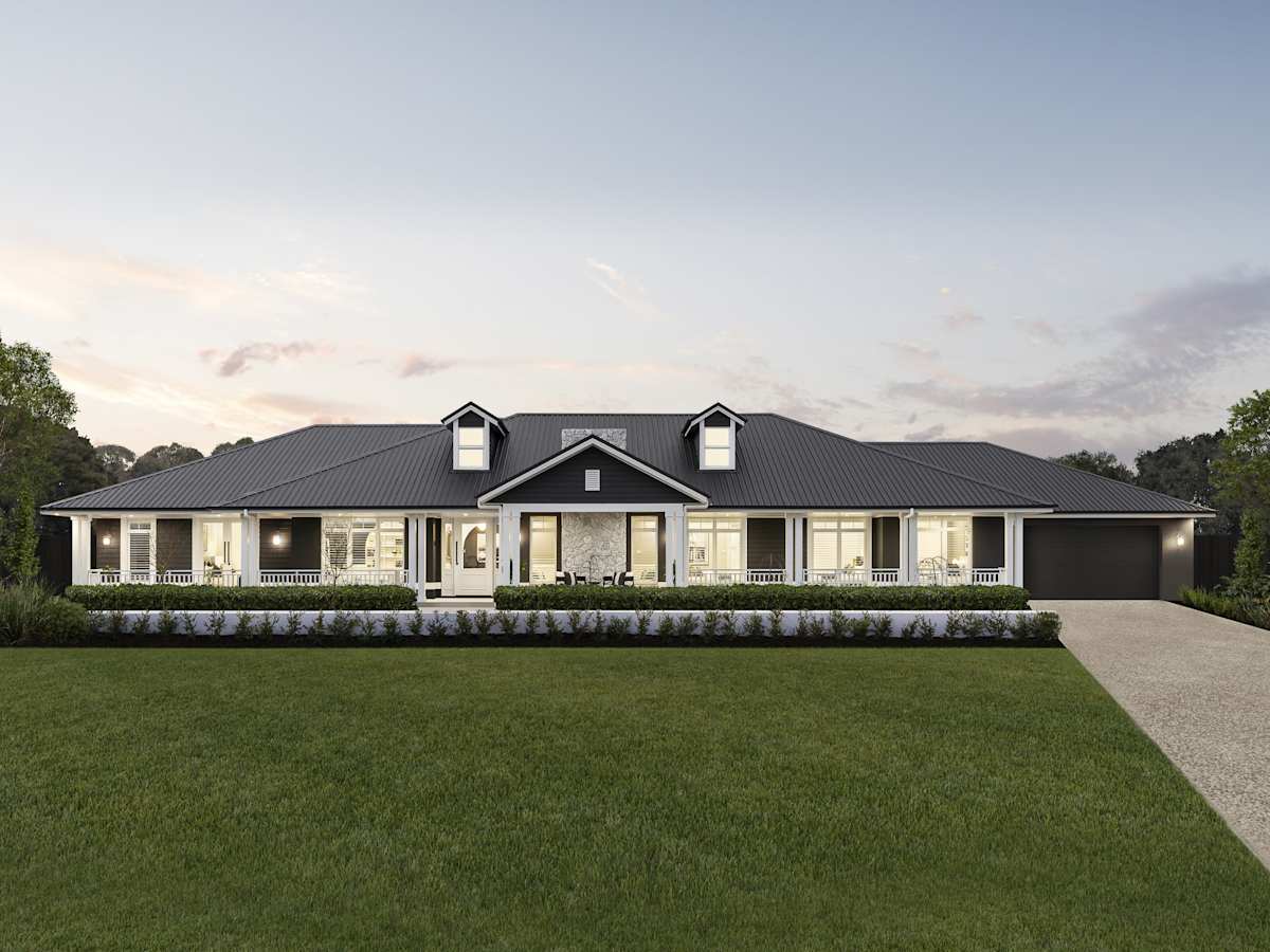hermitage grande encore house design new hampton facade in luxe style