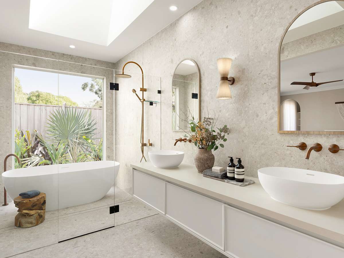 san marino grande house design ensuite in coastal style
