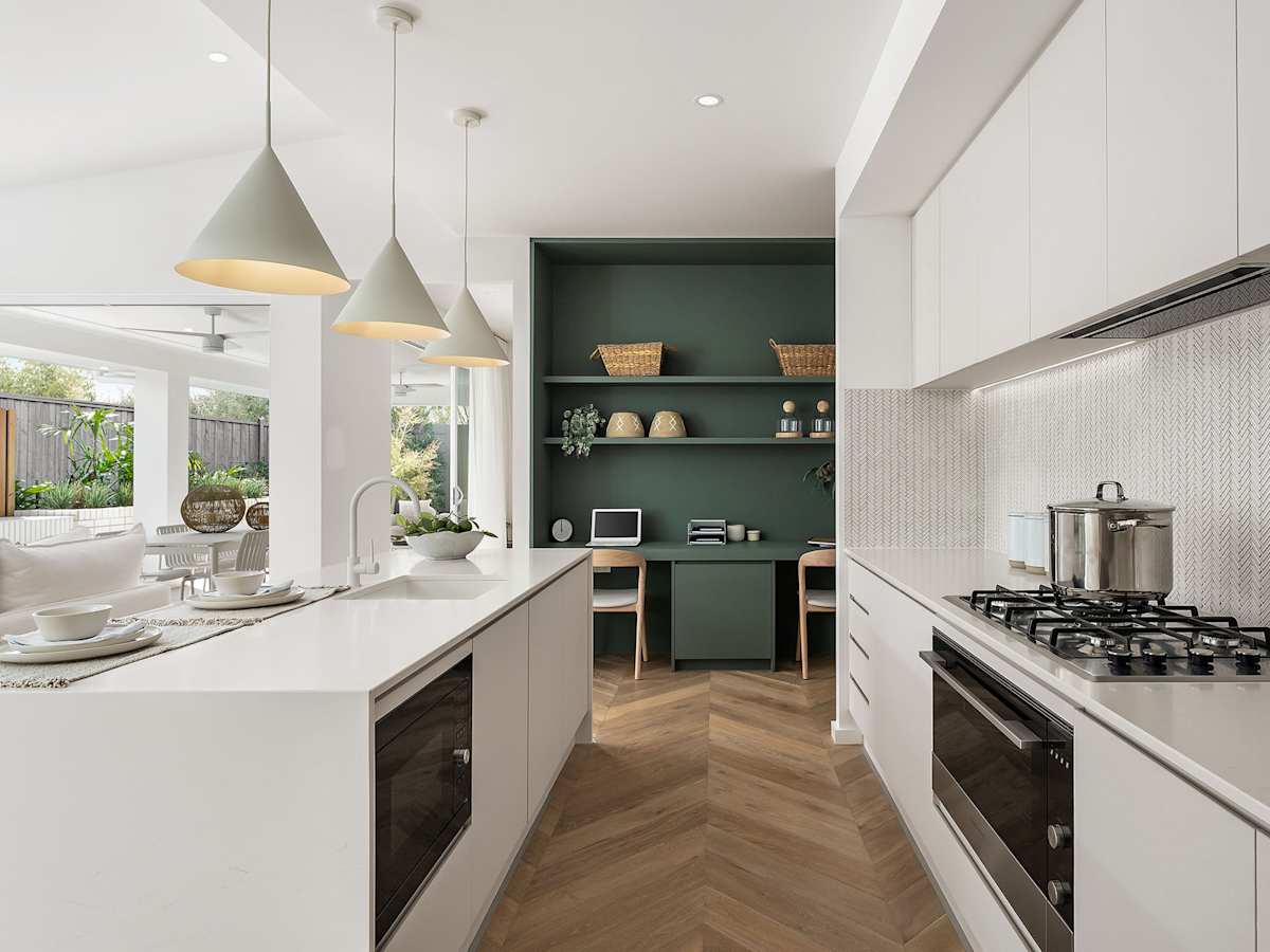 bayswater encore house design kitchen in contempo style
