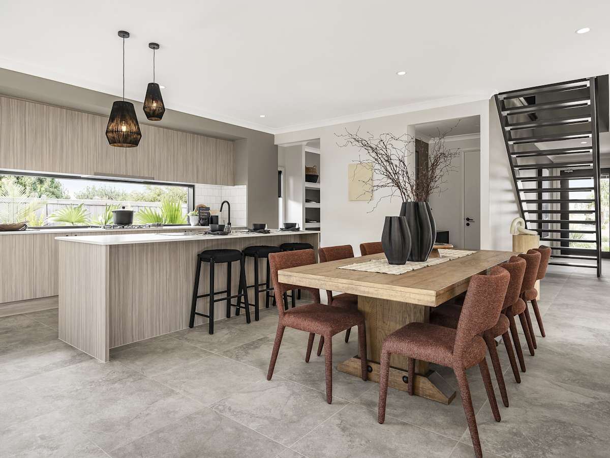 enzo three house design dining in urban style