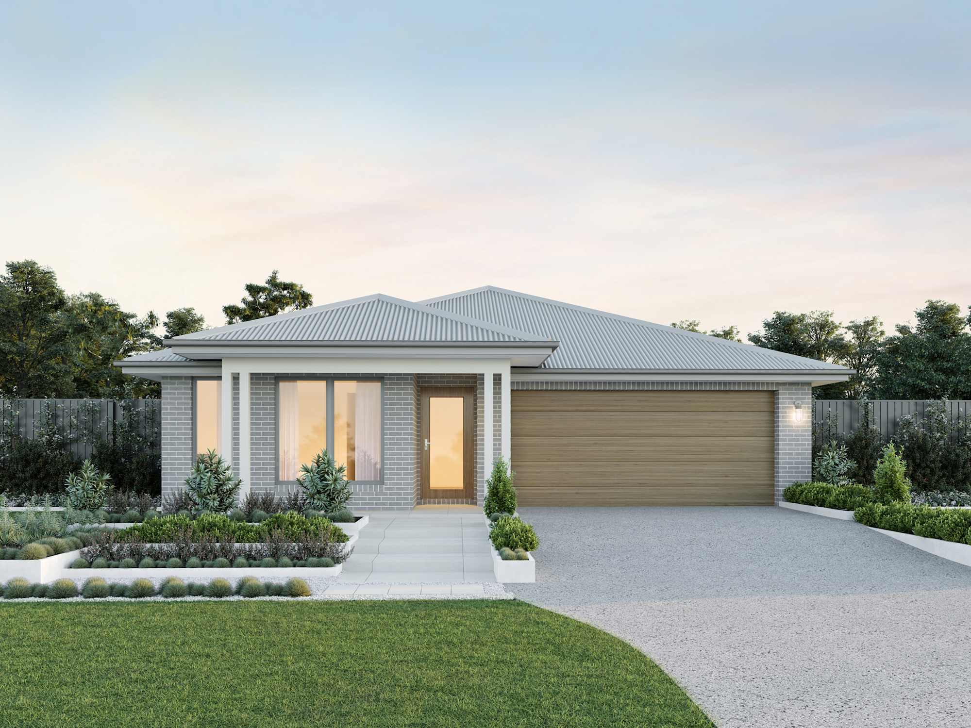 DeLorean One house design with Highland facade