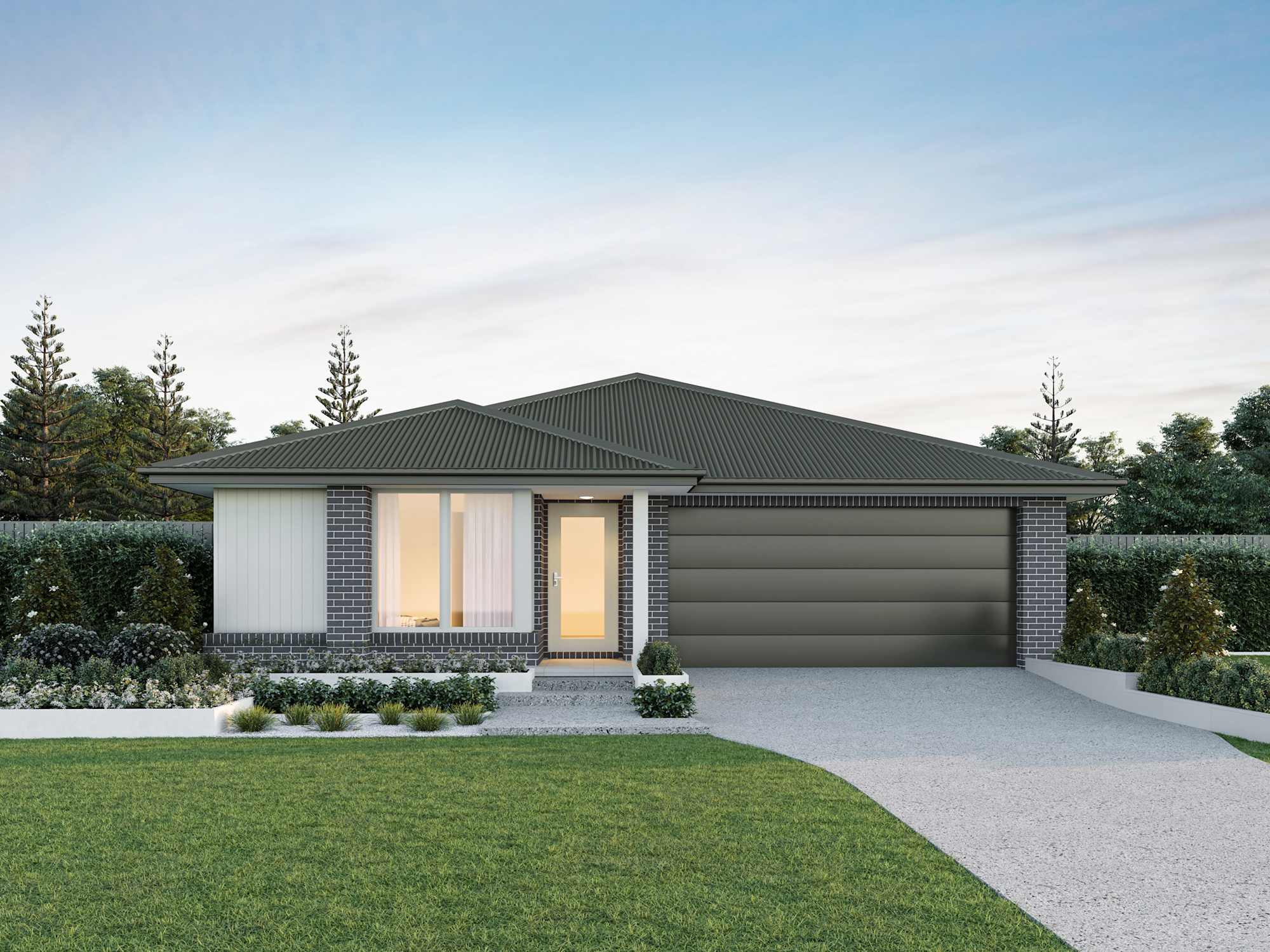 DeLorean One house design with Savannah facade