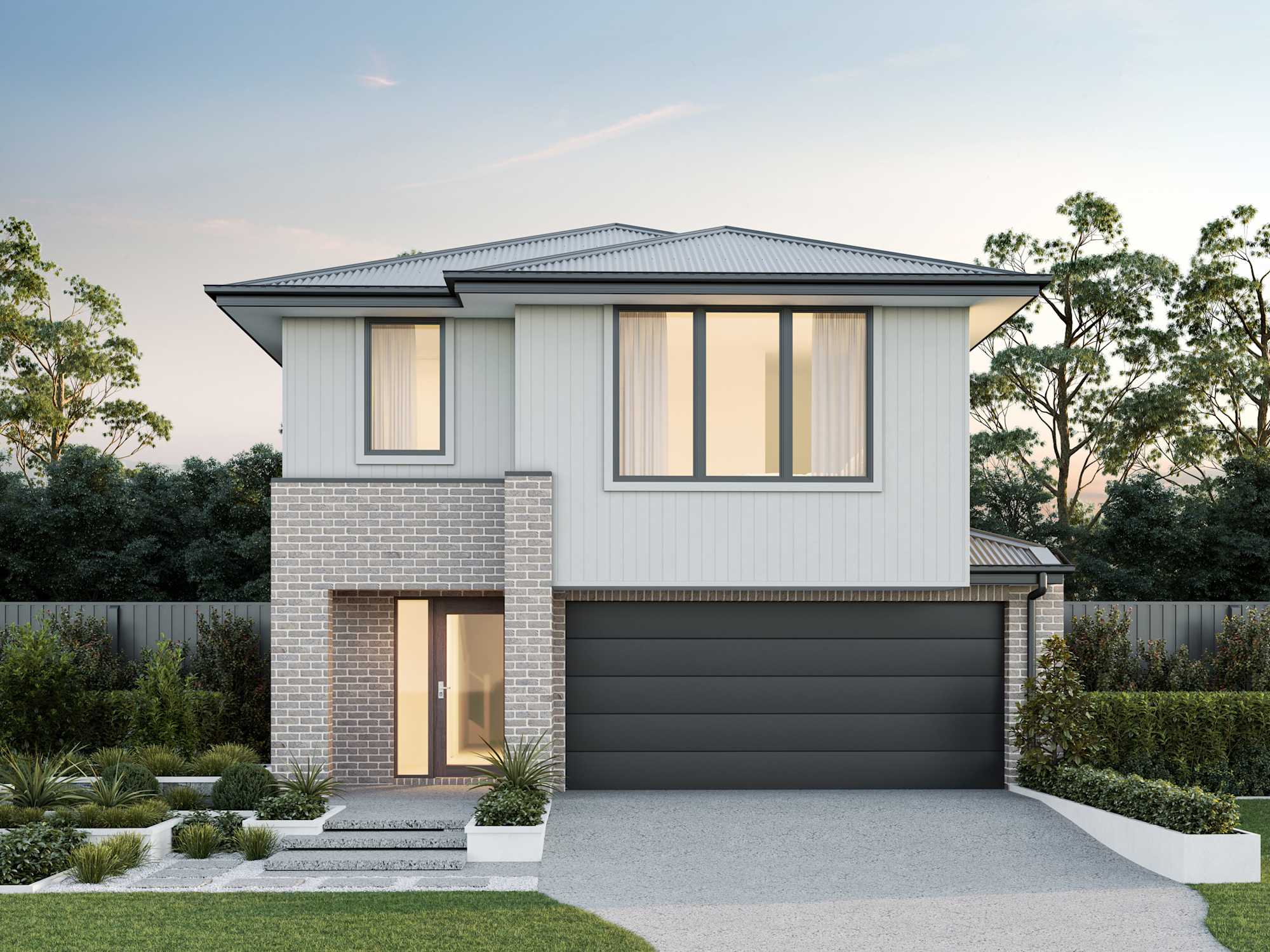Clemente One house design with Wilderness facade