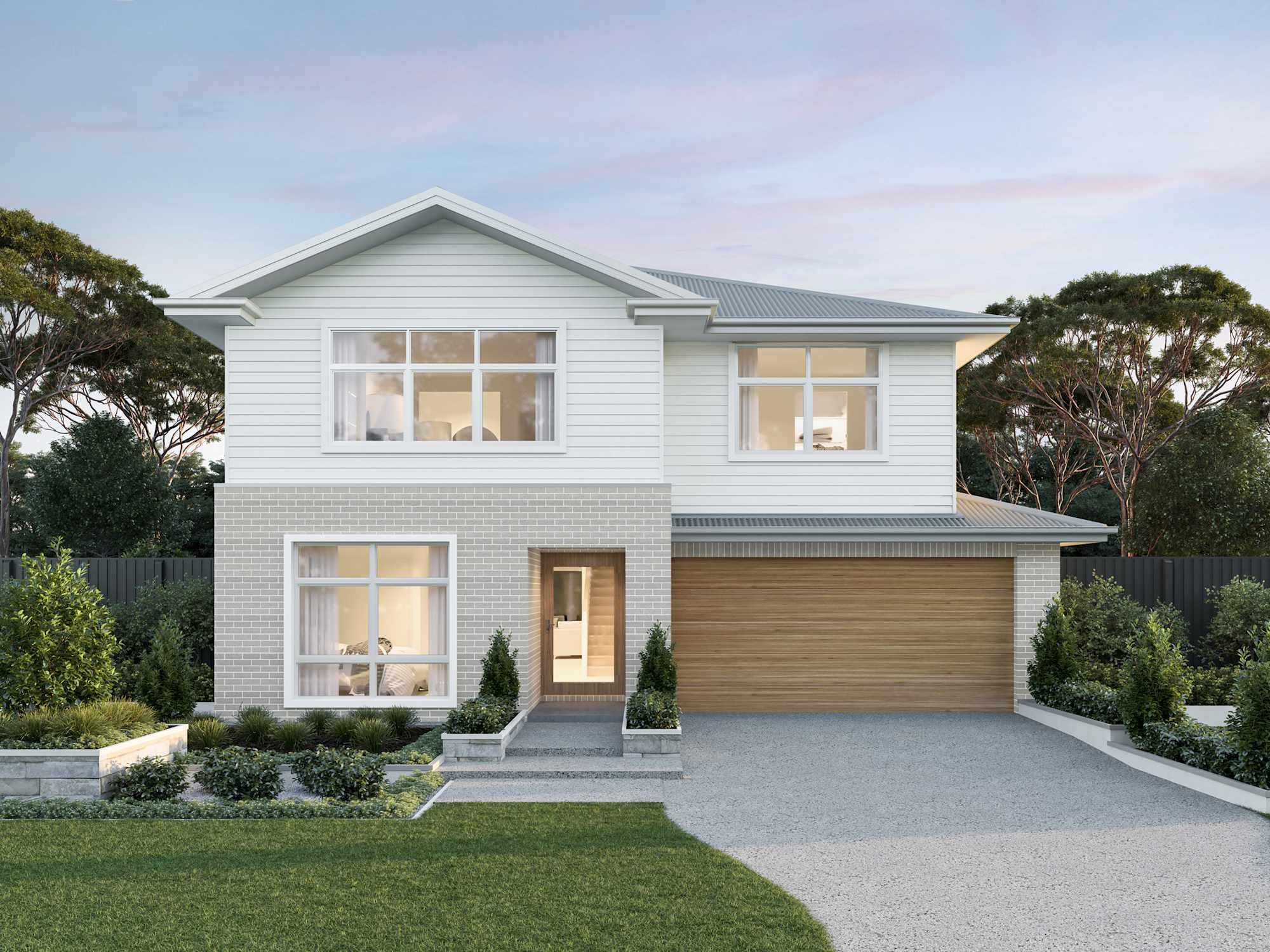 Enzo Three house design with Beachside facade