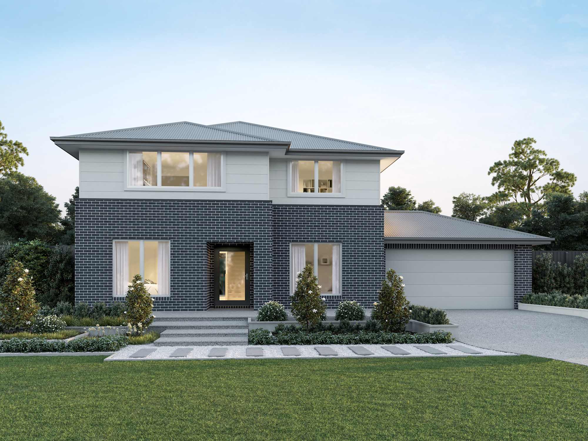 Enzo Five house design with Classic facade