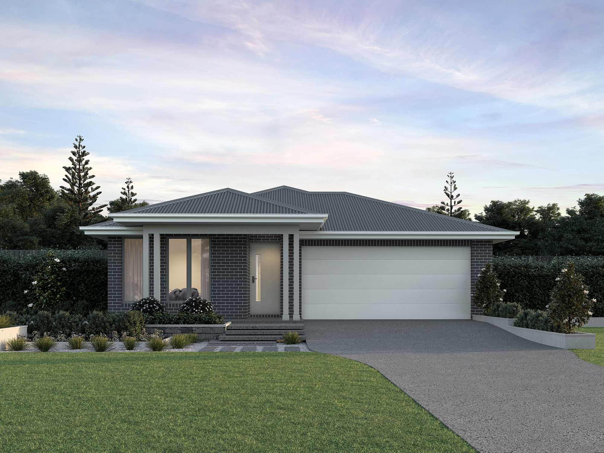 Porto One house design with Highland facade