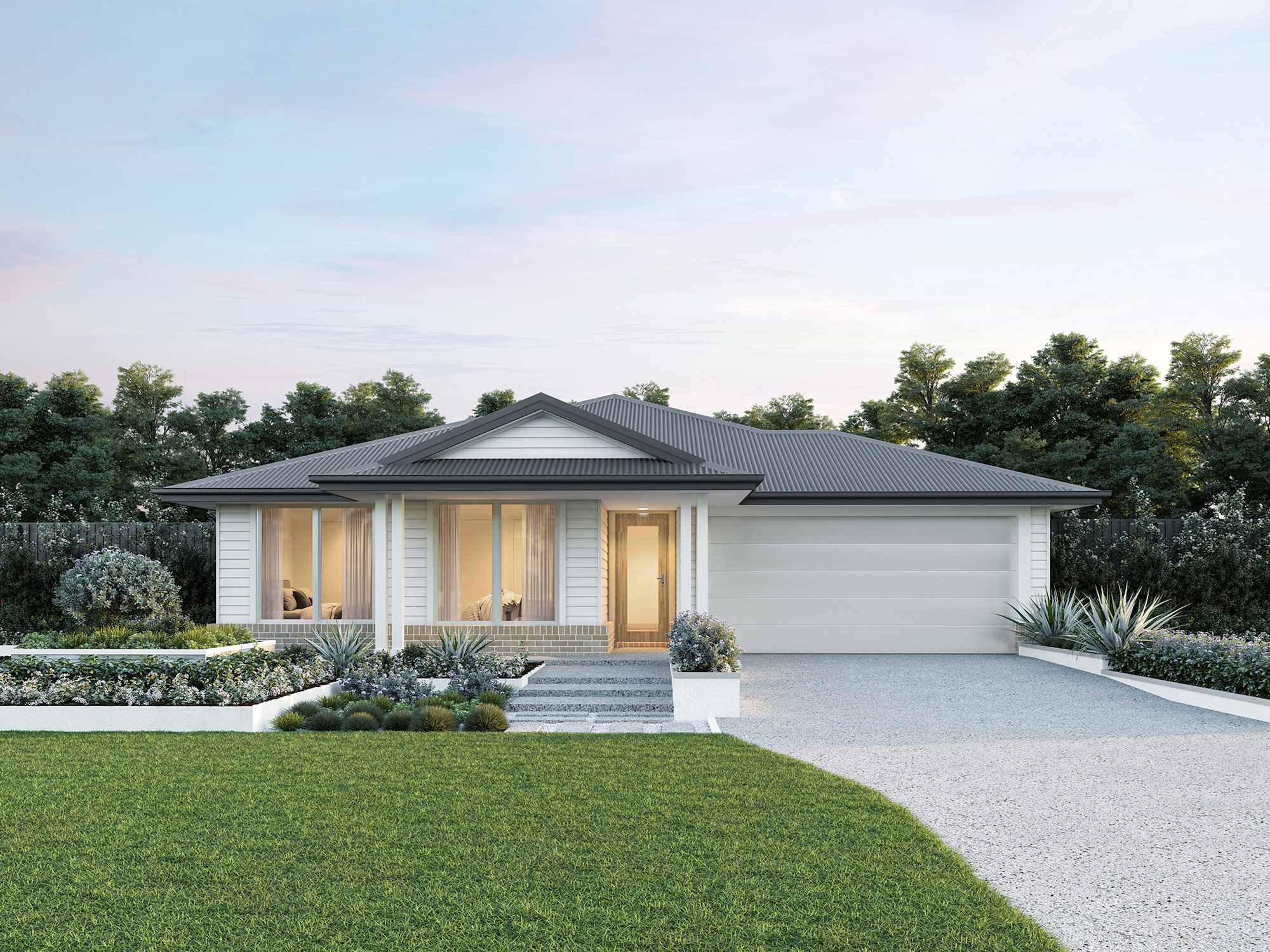 Toledo One house design with Seaspray  facade