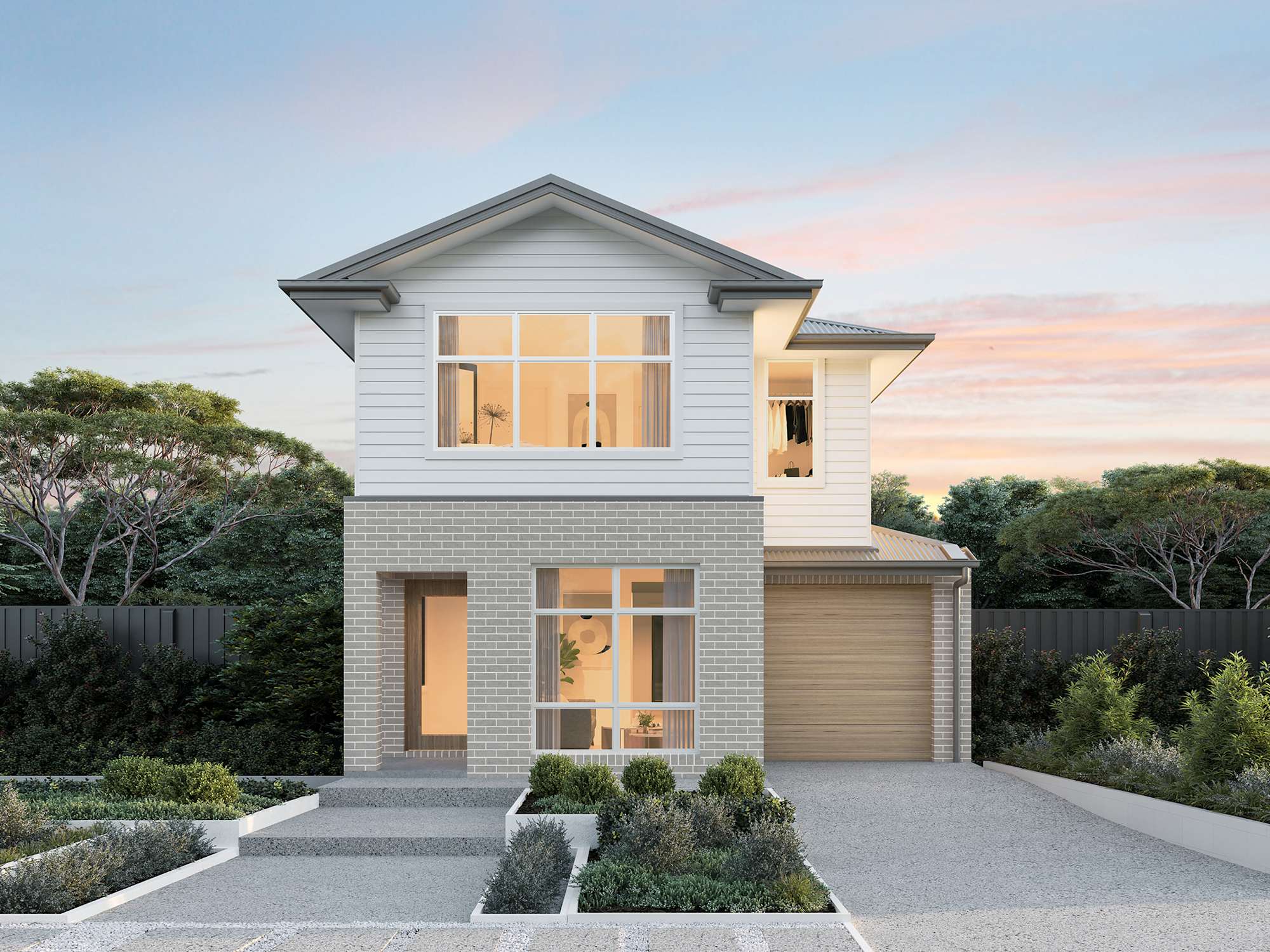 Palencia Two house design with Beachside facade
