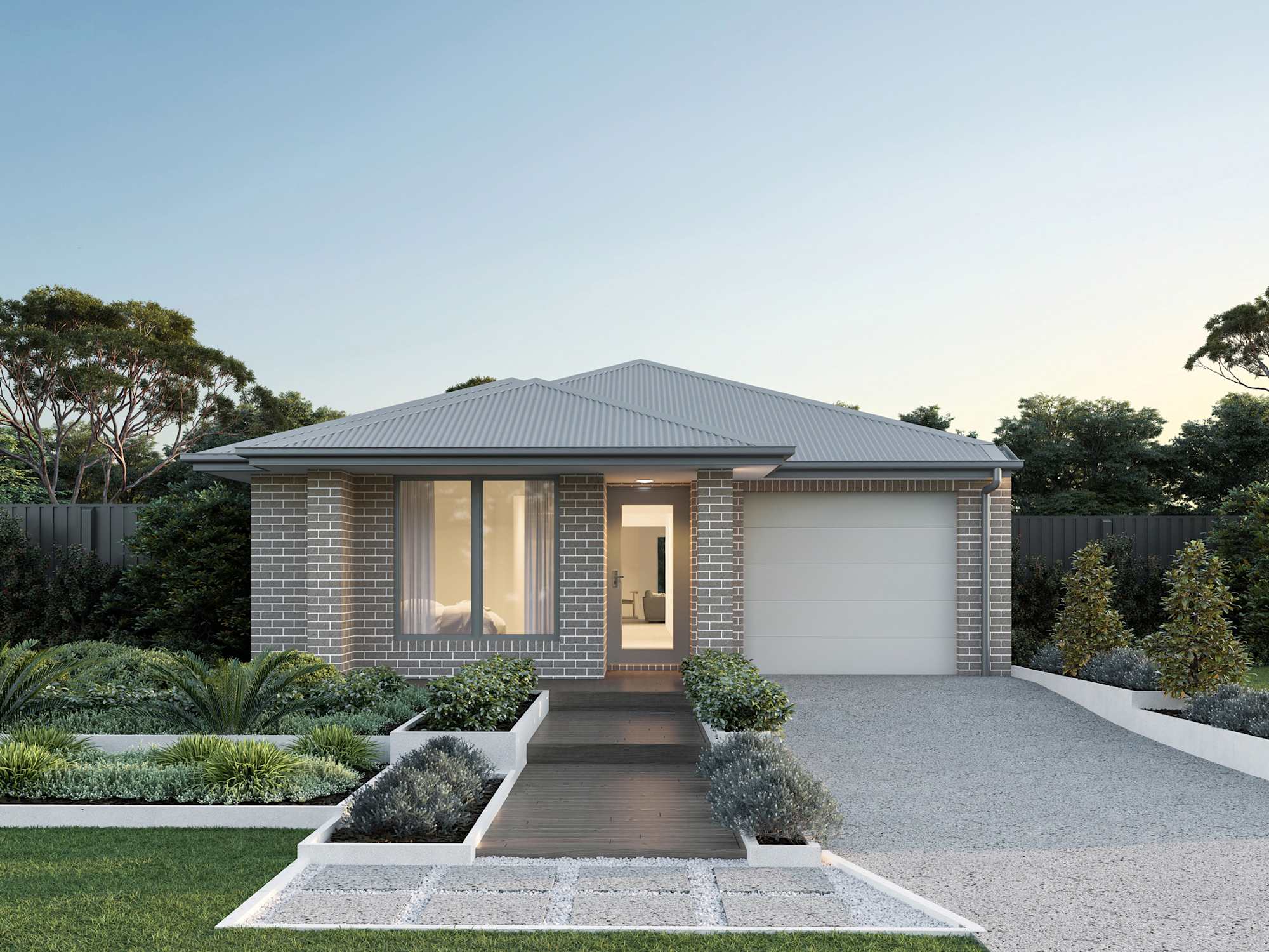 Camelle One house design with Classic facade