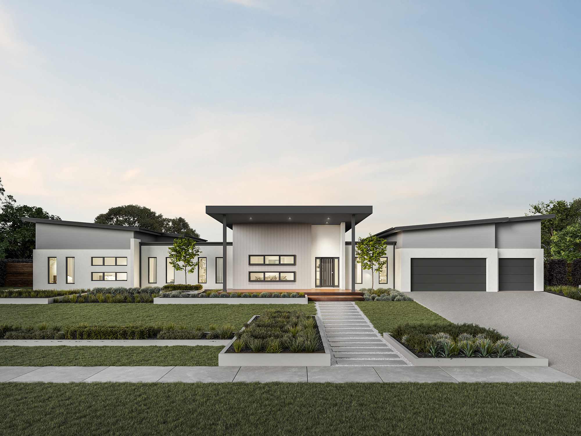 Bronte Executive Lodge house design with Sapphire facade