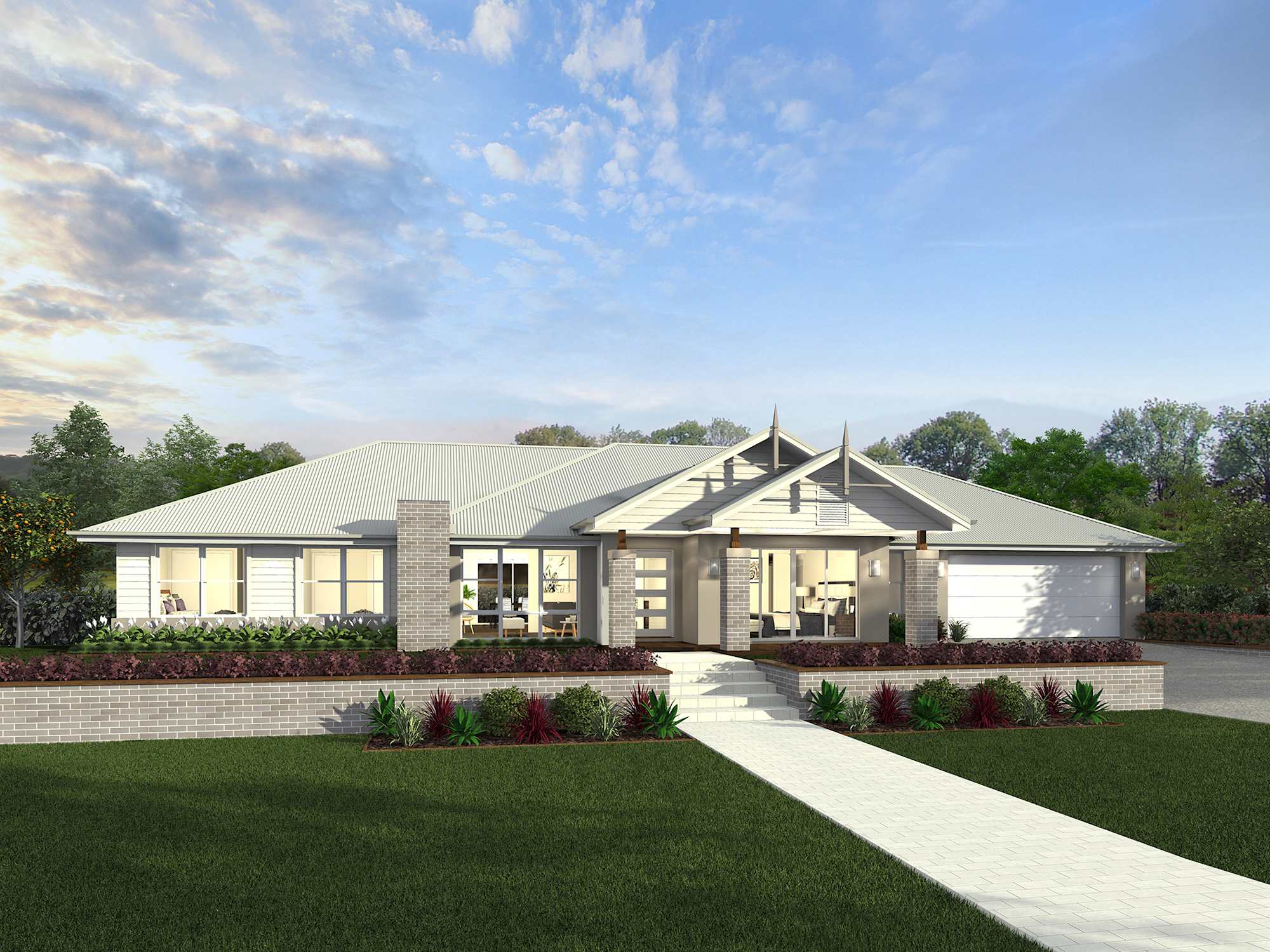 Esperance house design with Country Manor facade