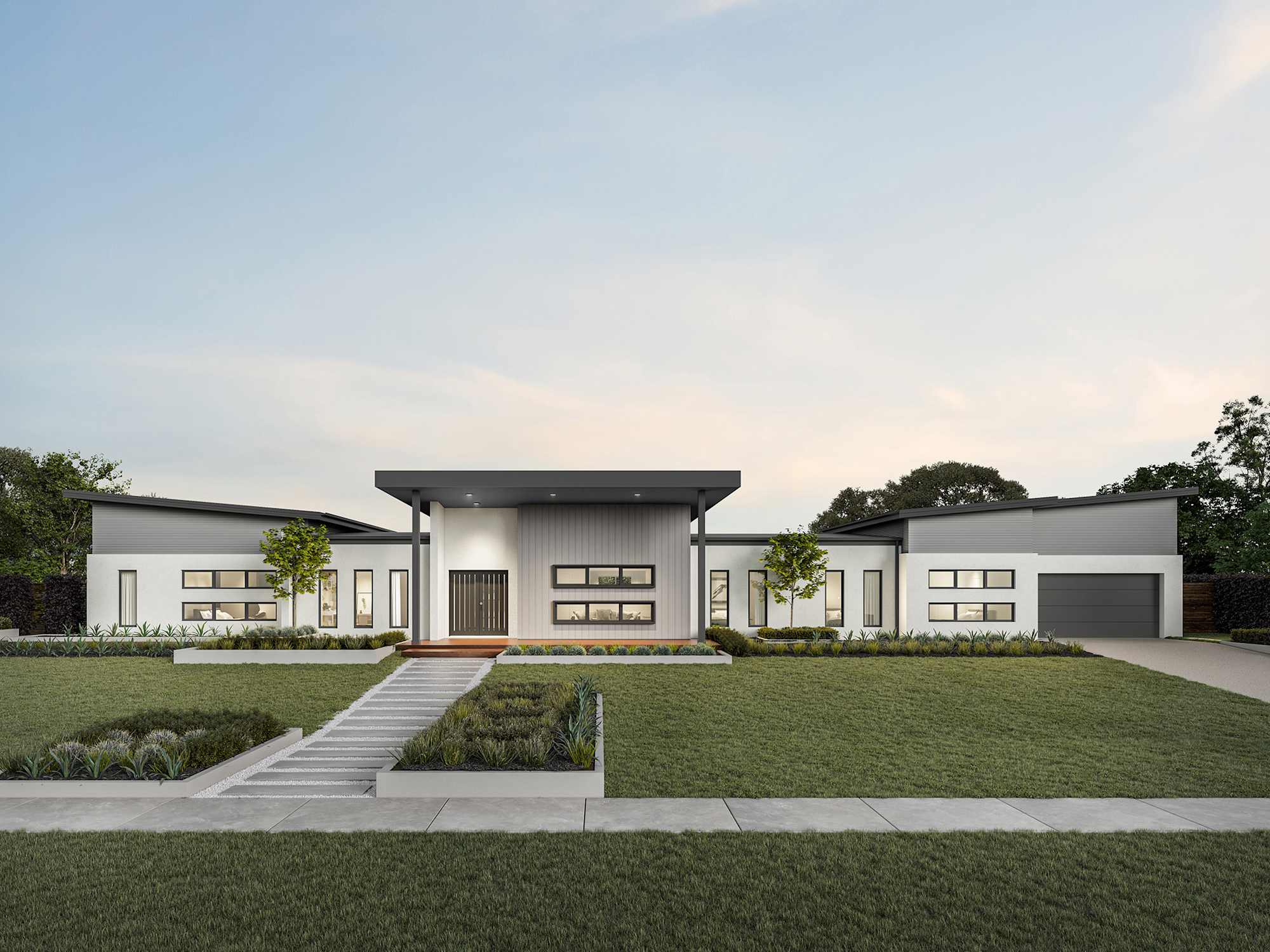 Hermitage Grande house design with Sapphire facade