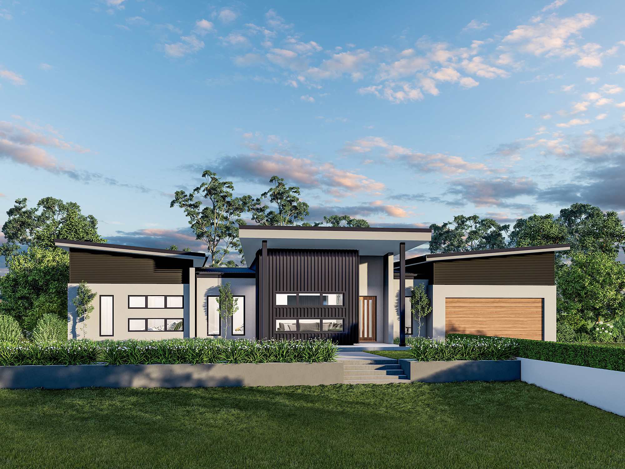 Lyndhurst Executive house design with Sapphire facade