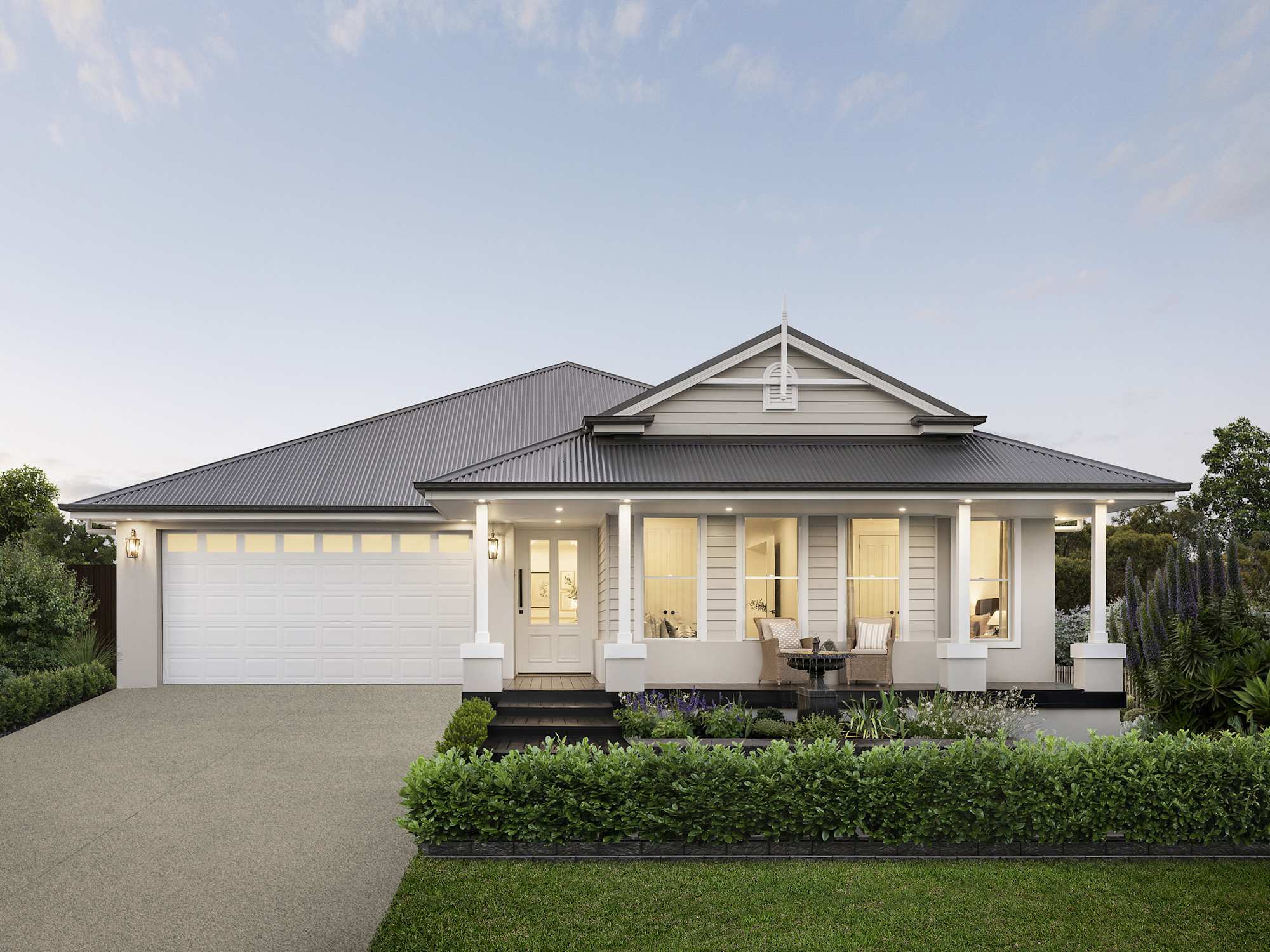 San Marino Executive House Design Chatsbury Facade in Classic style