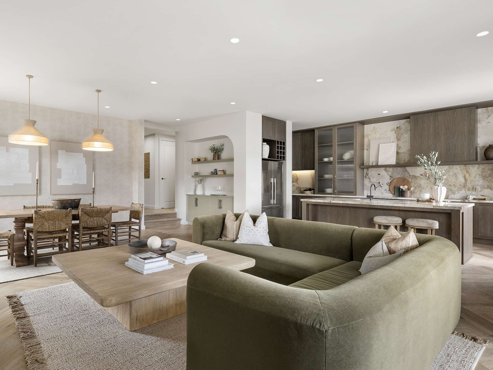 Waverton 35 House Design Living Dining Kitchen in Urban style